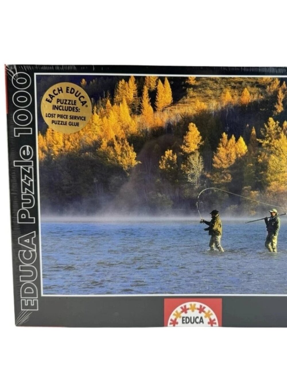 EDUCA 1000 Piece Puzzle Two Men Fishing 68x48cm Brand New Sealed Jigsaw